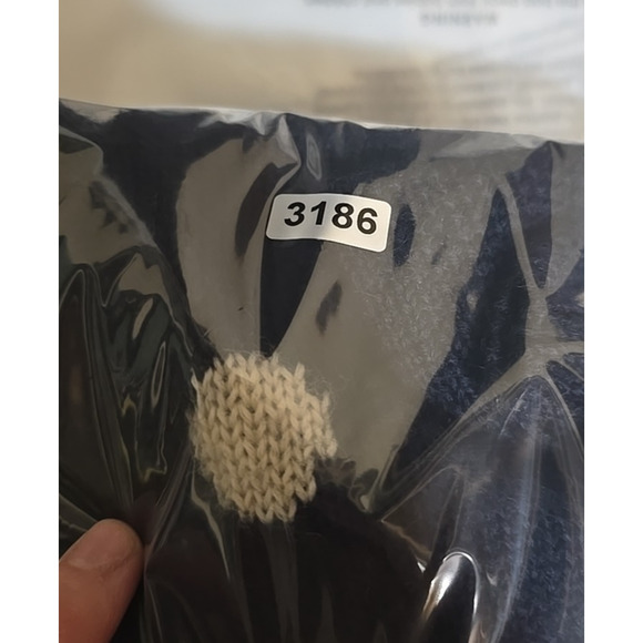 Vtg 90s JH Collectibles Blue Wool Polka Dot Preppy Sweater Womans Size Medium - Picture 5 of 5